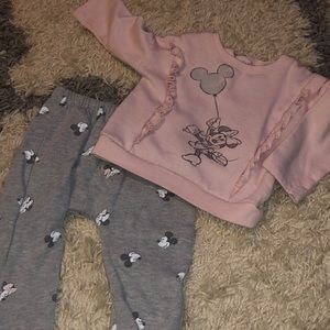 Disney Baby Mickey Minnie Sweatsuit